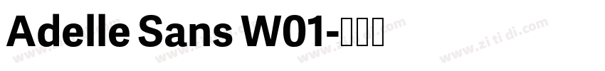 Adelle Sans W01字体转换 Adelle Sans W01字体转换